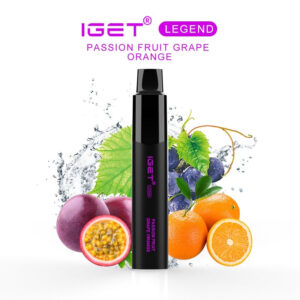 IGET LEGEND PASSION FRUIT GRAPE ORANGE 4000 PUFFS