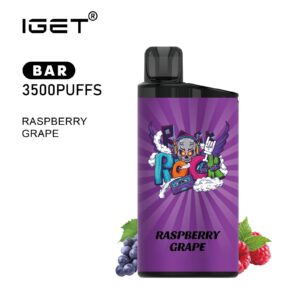 IGET BAR RASPBERRY GRAPE 3500 PUFFS