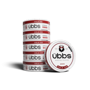 Übbs Cola Ice Nicotine Pouches Roll of 5 cans