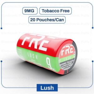 FRE Lush 9MG Nicotine Pouches – 5 Can Roll