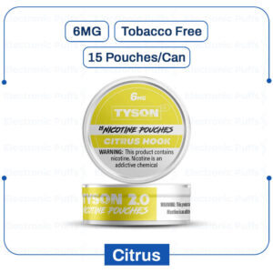 Tyson 2 Citrus Nicotine Pouch – 6mg