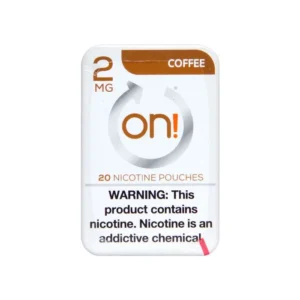 ON! 2MG COFFEE MINI DRY NICOTINE POUCHES
