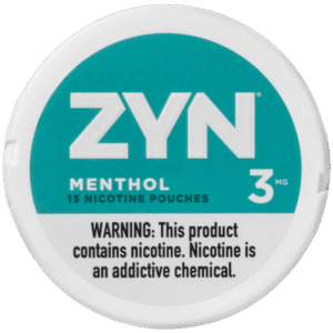 ZYN Menthol Nicotine Pouches – 3MG